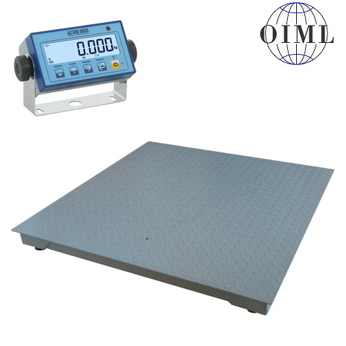 LESAK 4T1520L-MB-DFWL, 600kg/200g, 1500x2000mm, lak (Podlahová váha v lakovaném provedení s vážním indikátorem)