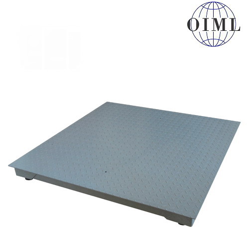LESAK 4T1212L-MB, 1,5t, 1200x1200mm, lak (Podlahová vážní plošina v lakovaném provedení bez vážního indikátoru)