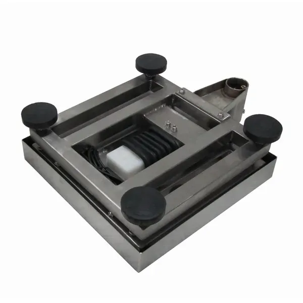 LESAK 1T4040NNRWS/DR, 30;60kg/10;20g, 400x400mm (Můstková nerezová voděodolná váha s dvojím rozsahem a nerezovým vážním indikátorem RWS)