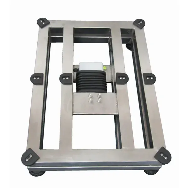 LESAK 1T4560NNRWS/DR, 15;30kg/5;10g, 450x600mm (Můstková nerezová voděodolná váha s dvojím rozsahem a nerezovým vážním indikátorem RWS)