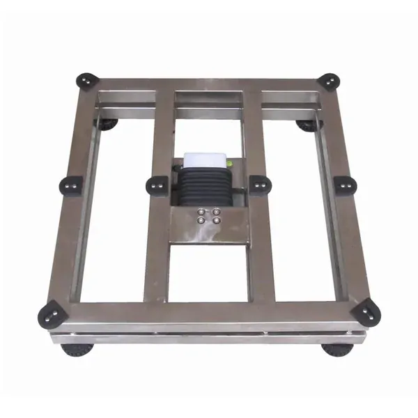 LESAK 1T6060NNRWS/DR, 30;60kg/10;20g, 600x600mm (Můstková nerezová voděodolná váha s dvojím rozsahem a nerezovým vážním indikátorem RWS)