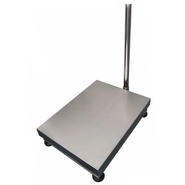 LESAK 1T6080NN, 150kg, 600x800mm, nerez (Vážní můstek v nerezovém provedení bez vážního indikátoru)