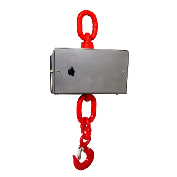 LESAK J1-RWS, 600kg/200g, nerez (Závěsná/jeřábová váha pro obchodní vážení s LCD displejem v nerezu)