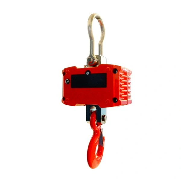 LESAK ZEV-SL-2000, 2t/1kg ( Závěsná/jeřábová váha s dálkovým ovládáním a svítícím LED displejem v ocelovém provedení)