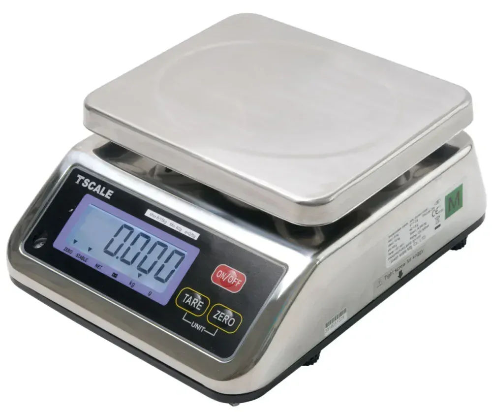TSCALE S29B, 3;6kg/1;2g, 190x230mm (Gastro váha v krytí IP-67 určená do kuchyní, výroben a skladů)