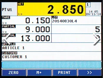 DINI ARGEO 3590ET8 "TOUCH": dotykový LCD 8", plast (3590ET8 "TOUCH": 8 "Indikátor hmotnosti s dotykovou obrazovkou pro průmyslové aplikace )