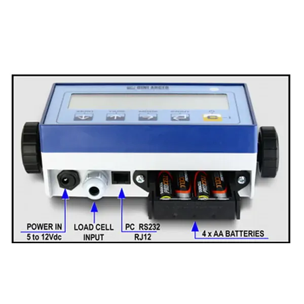 DINI ARGEO DFWL, IP-54, plast, LCD  (Vážní indikátor certifikovaný dle normy EN45501/2015 pro obchodní vážení)