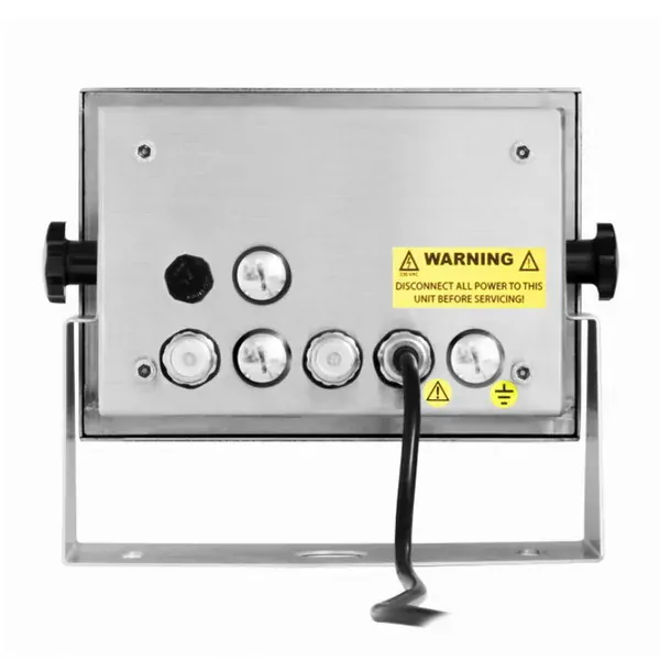 DINI ARGEO-DGT20IAN-1, IP68, nerezový indikátor, analogový výstup, 2x IN, 2x OUT (Indikátor hmotnosti DINI ARGEO pro průmyslové aplikace, umístění na stěnu nebo do panelu, externí zdroj napájení)