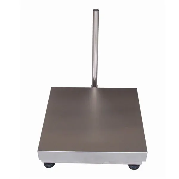 LESAK 1T6060NN, 30kg, 600x600mm, nerez (Vážní můstek v nerezovém provedení bez vážního indikátoru)