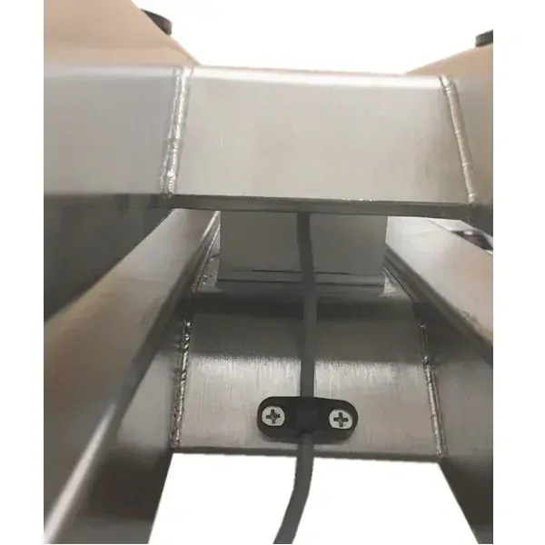 LESAK 1T6080NNRWS/DR, 60;150kg/20;50g, 600x800mm (Můstková nerezová voděodolná váha s dvojím rozsahem a nerezovým vážním indikátorem RWS)