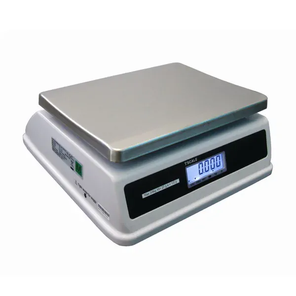 TSCALE SW, 6;15kg/2;5g, 200x260mm (Gastro váha se dvěma displeji v krytí IP-65 určená do kuchyní, výroben a skladů)