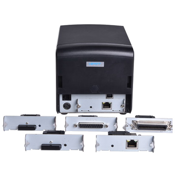 LESAK TP801-UL-B, pokladní tiskárna černá, páska šíře 80mm (Pokladní tiskárna se šíří papíru 80mm, s USB a LAN připojením)