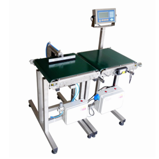 LESAK H400400VDVM, 15kg (Kontrola hmotnosti výrobku v nastaveném limitu s vyřazovacím pístem)