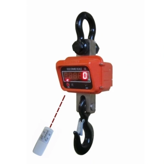 LESAK JEV, 15t/5kg (Závěsná/jeřábová váha s dálkovým ovládáním a svítícím LED displejem)