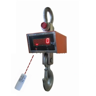 LESAK JEV, 30t/10kg (Závěsná/jeřábová váha s dálkovým ovládáním a svítícím LED displejem)