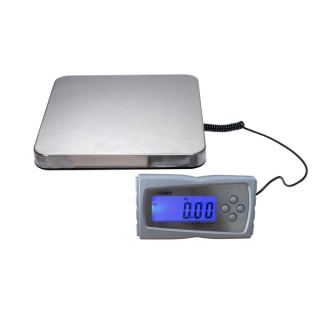 LESAK KD-SHIP, 200kg/50g, 390x310mm, (Levná balíková váha pro kontrolní vážení s odděleným displejem a provozem i na baterie)