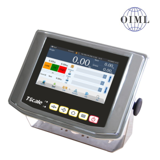 TSCALE NS7, IP-65, nerez, LCD dotykový displej 7" (Inteligentní indikátor s databází produktů určený na specální požadavky vážení, pro obchodní vážení)
