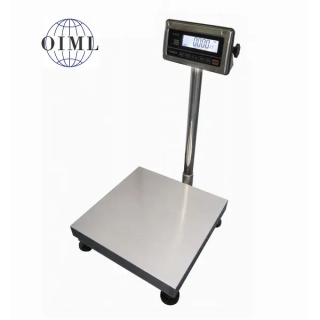 LESAK 1T4040NNRWS/DR, 30;60kg/10;20g, 400x400mm  (Můstková nerezová voděodolná váha s dvojím rozsahem a nerezovým vážním indikátorem RWS)