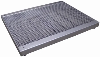 LESAK 4T0810RN, 300kg/100g, 800x1000mm, nerez (Podlahová vážní plošina v nerezovém  provedení se zátěžovým roštem bez vážního indikátoru)
